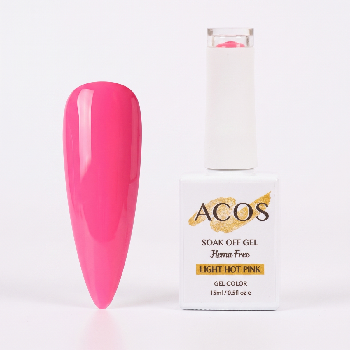 ACOS Light Hot Pink nail swatch