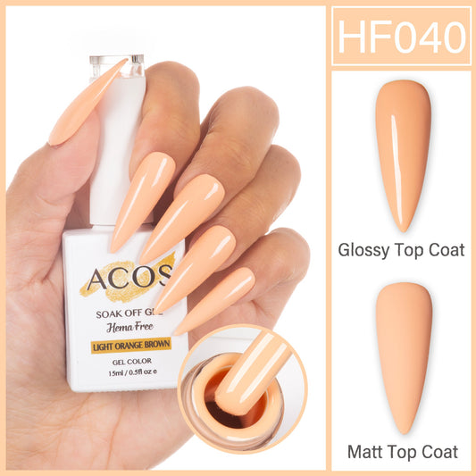 ACOS Hema Free Gel Colour LIGHT ORANGE BROWN (040)