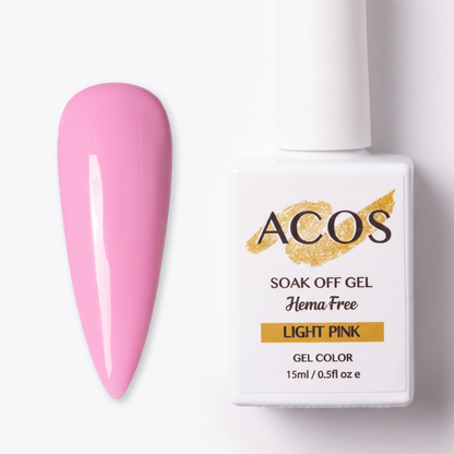 ACOS Light Pink nail swatch