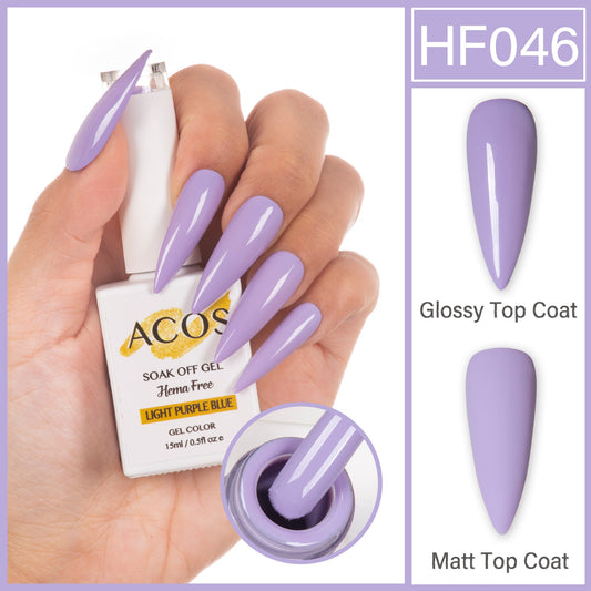 ACOS Hema Free Gel Colour LIGHT PURPLE BLUE (046)