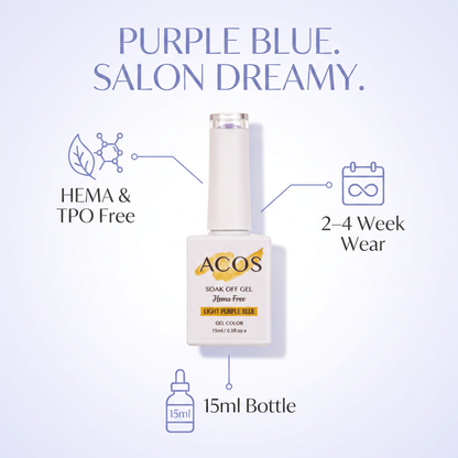 ACOS Light Purple Blue gel colour benefits
