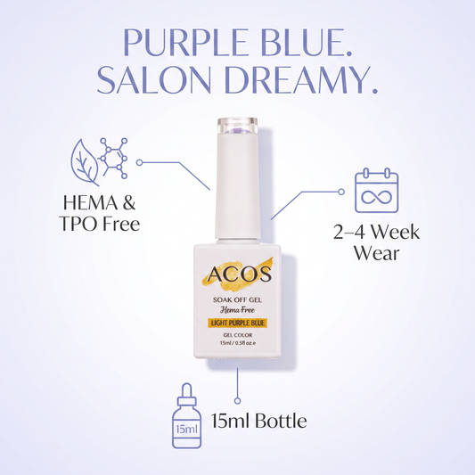 ACOS Light Purple Blue gel colour benefits