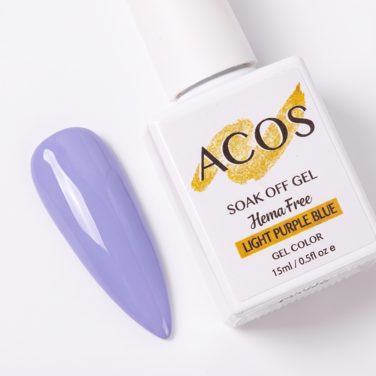 ACOS Light Purple Blue nail swatch