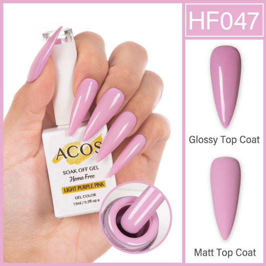 ACOS Hema Free Gel Colour LIGHT PURPLE PINK (047)