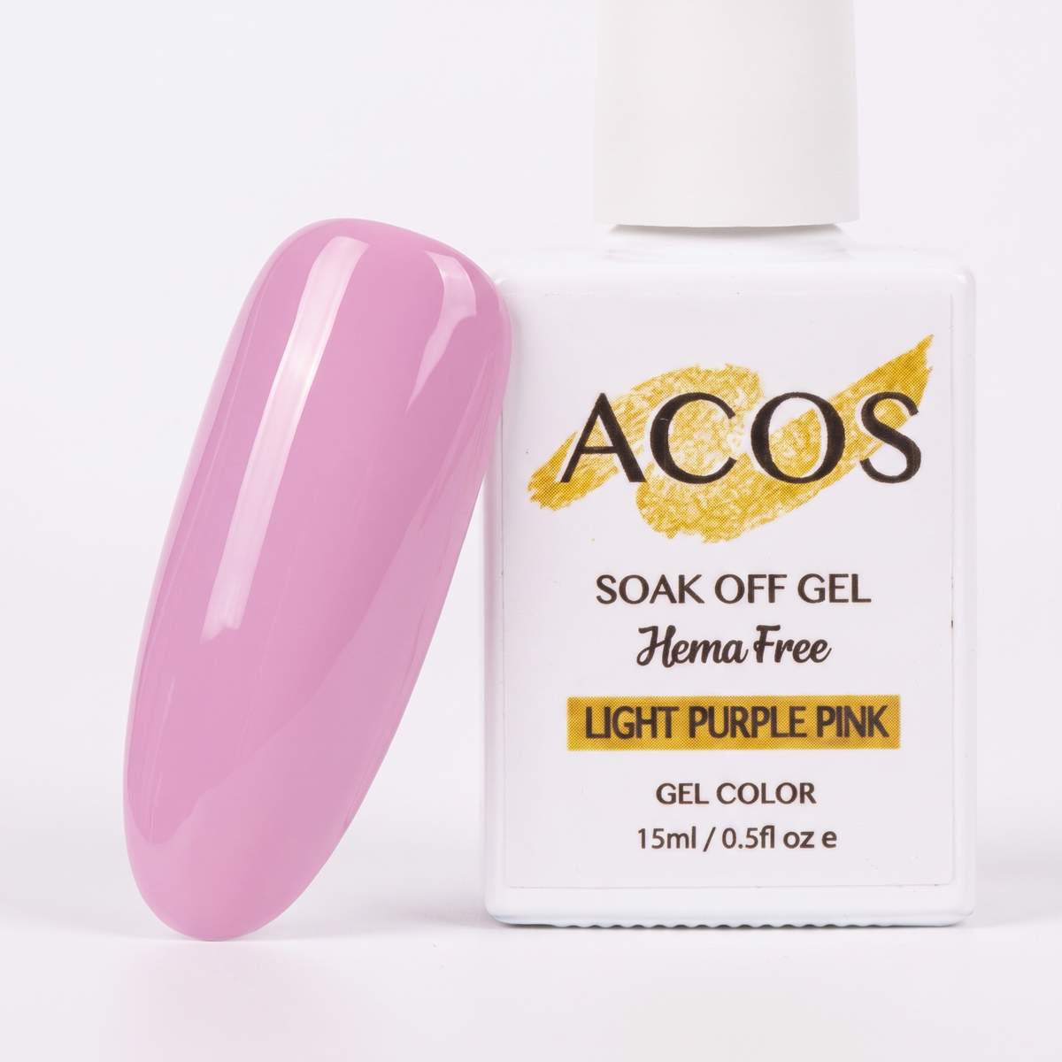 ACOS Light Purple Pink nail swatch