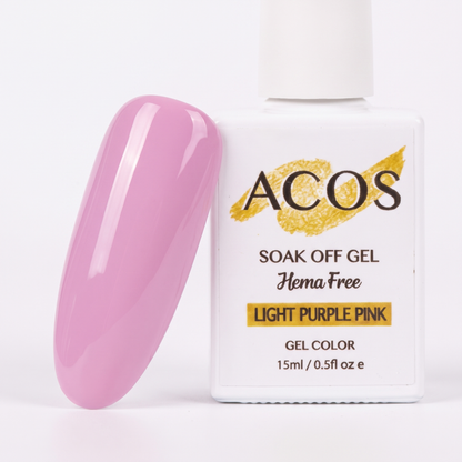 ACOS Light Purple Pink nail swatch