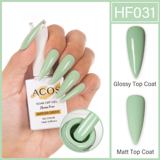 ACOS HEMA-Free Gel Colour Matcha Green 031 15ml bottle