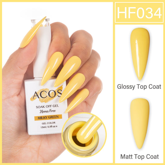 ACOS Hema Free Gel Colour MILKY GREEN (034)