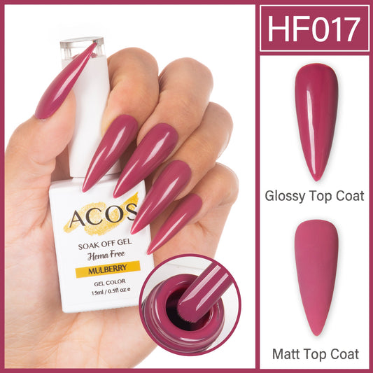 ACOS HEMA-Free Gel Colour Mulberry 017 15ml bottle