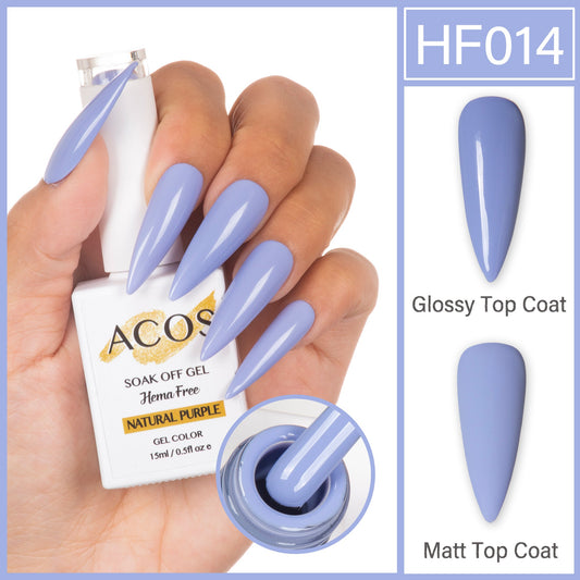 ACOS HEMA-Free Gel Colour Natural Purple 014 15ml bottle