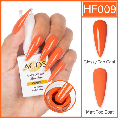 ACOS HEMA-Free Gel Colour Orange 009 15ml bottle