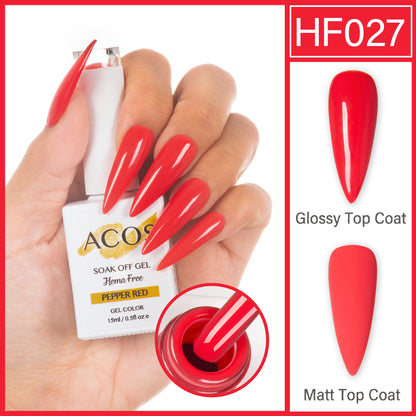 ACOS Hema Free Gel Colour PEPPER RED (027)