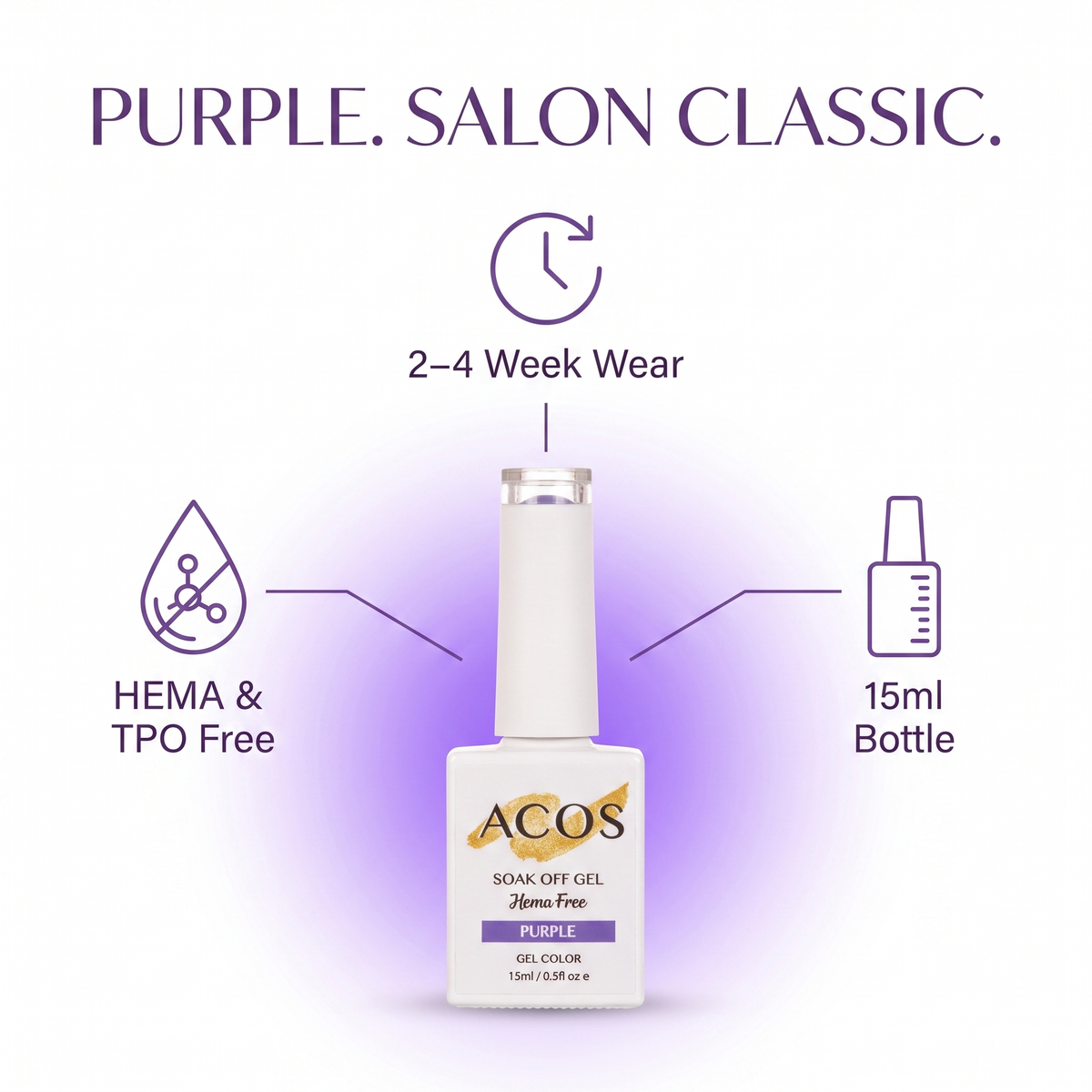 ACOS Purple gel colour benefits