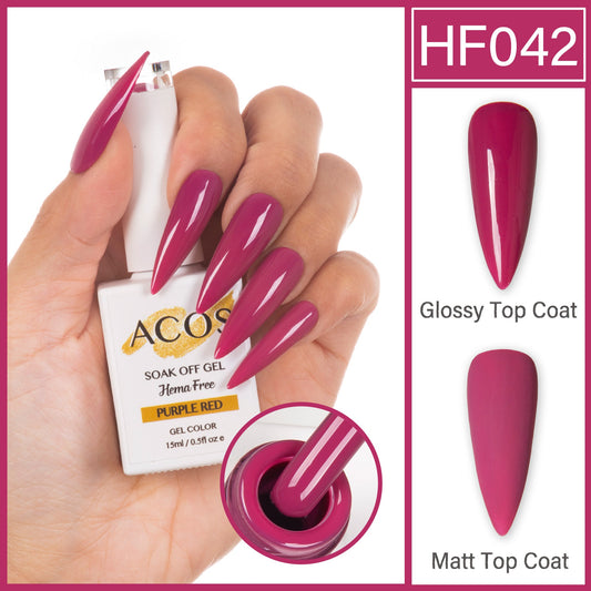 ACOS Hema Free Gel Colour PURPLE RED (042)