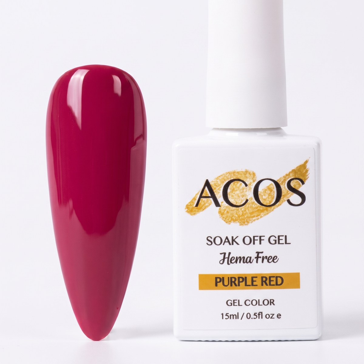ACOS Purple Red nail swatch