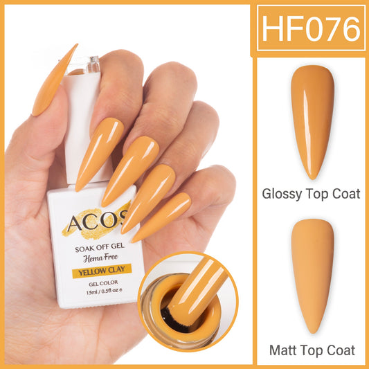 ACOS Hema Free Gel Colour YELLOW CLAY (076)