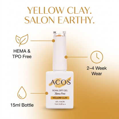ACOS Yellow Clay gel colour benefits