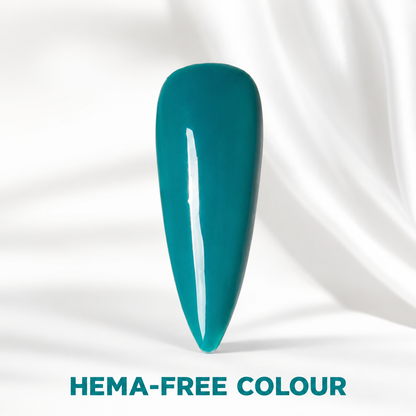 ACOS Green 056 gel colour swatch with glossy teal-green finish