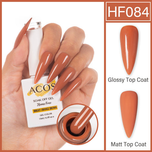 ACOS Hema Free Gel Colour BRIGHT ORANGE BROWN (084)