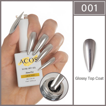 ACOS Hema Free Gel Colour CHROME SILVER (001)