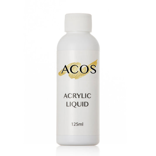 ACOS Acrylic Liquid 125ml monomer bottle on a white background
