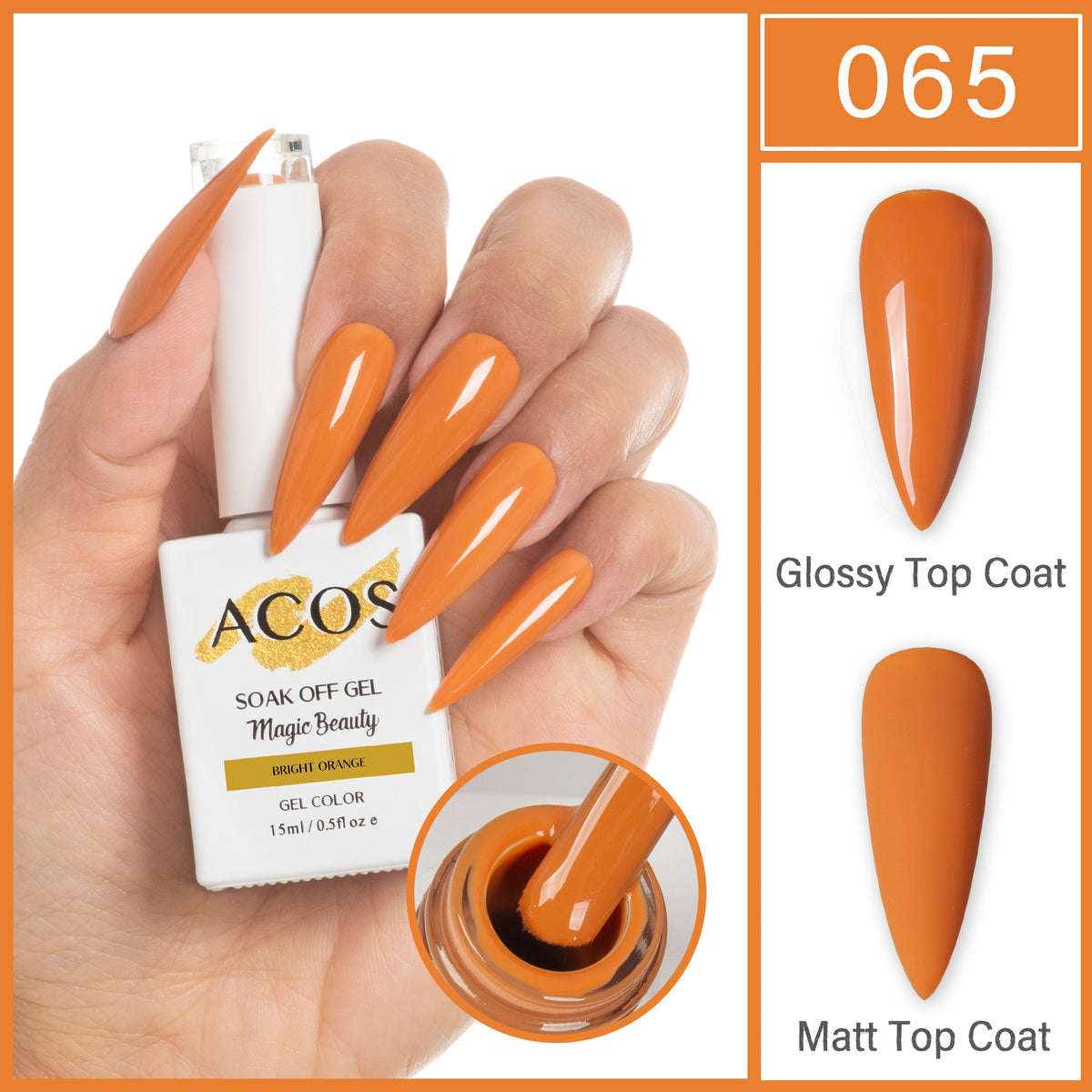 ACOS Magic Beauty Bright Orange 065 – 15ml