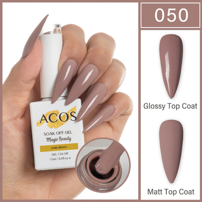 ACOS Magic Beauty Gel Colour Dark Brown (050)