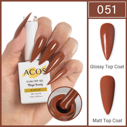 ACOS Magic Beauty Gel Colour Big Apple Red (051) - Lashmer