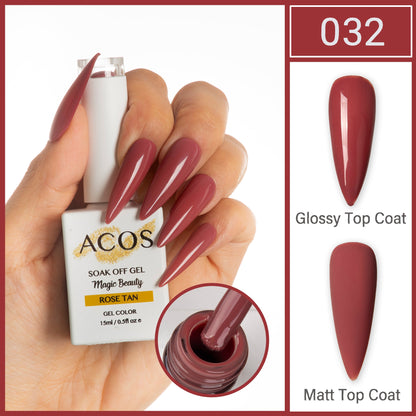 ACOS Magic Beauty Gel Polish Colour Rose Tan (032)
