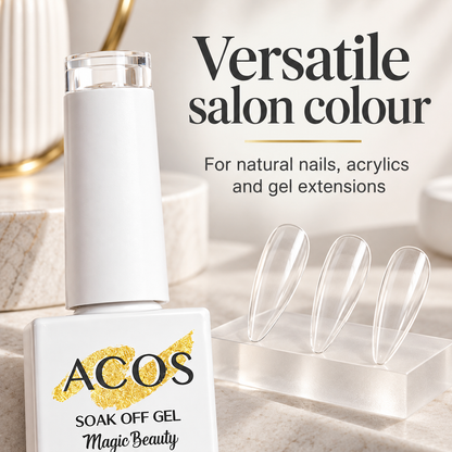 ACOS Magic Beauty Gel Colour — Versatile salon colour. For natural nails, acrylics and gel extensions.