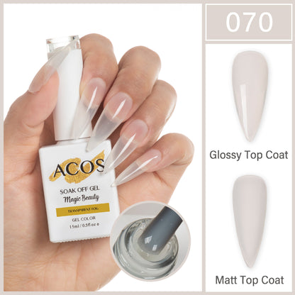 ACOS Magic Beauty Gel Polish Colour TRANSPARENT FOG