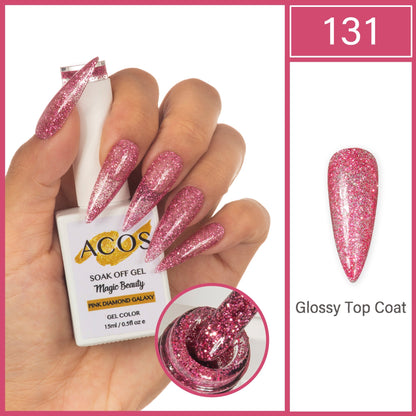 ACOS Magic Beauty Gel Polish Pink Diamond Galaxy(131)