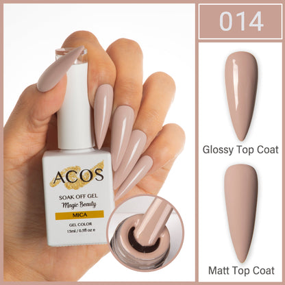 ACOS Magic Beauty Mica 014 gel polish bottle