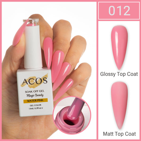 ACOS Magic Beauty Gel Polish Colour Water Pink
