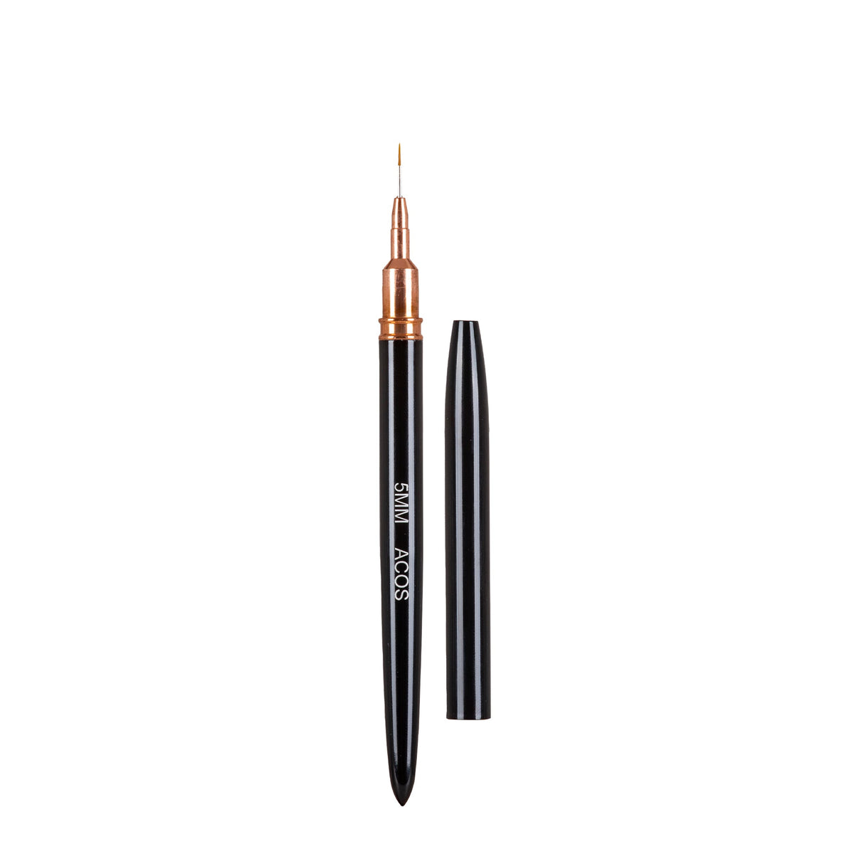 ACOS 5mm fine-tip nail art liner brush with protective cap
