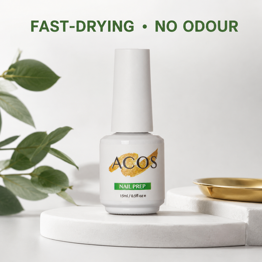 ACOS Nail Prep 15ml fast-drying no-odour preparation for natural nails