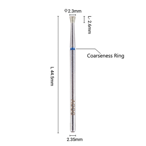 ACOS Pre Treatment Diamond Milling Cutter Rotary Nail Drill Bit(#002) (Bit050)