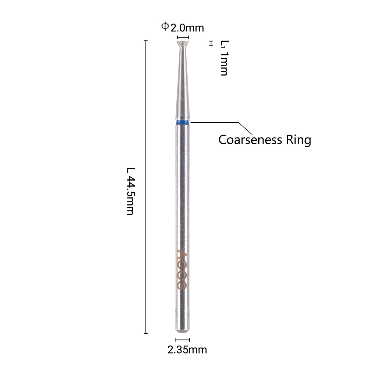 ACOS Pre-Treatment Diamond Nail Drill Bit #001 (Bit049)