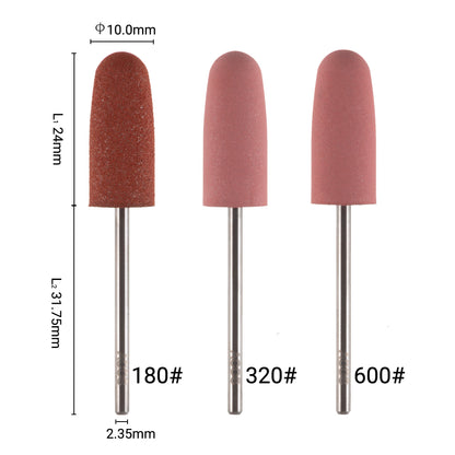 ACOS Silicone Big Head Buffer Nail Drill Bit