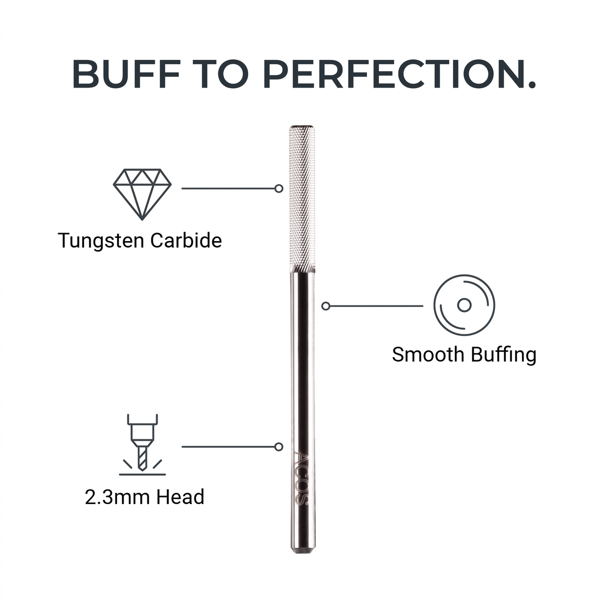 ACOS 2.3mm Buffer Drill Bit benefits