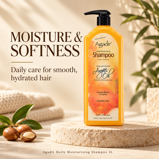 Agadir Argan Oil Daily Moisturizing Shampoo 1L — MOISTURE & SOFTNESS
