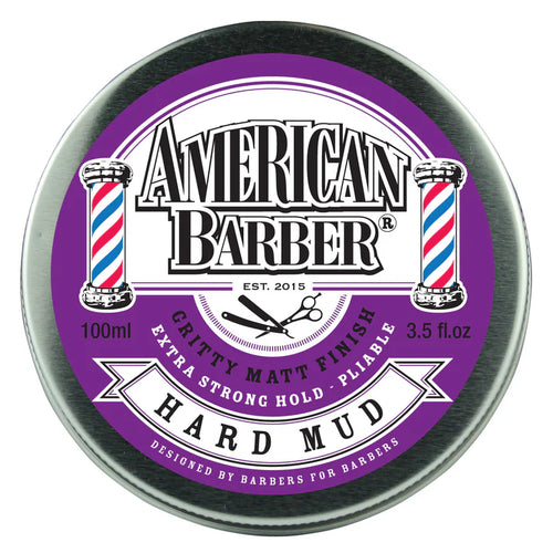 American Barber Hard Mud 100ml - MV hair and beauty