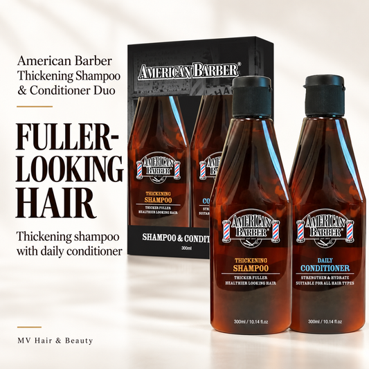 American Barber Thickening Shampoo & Conditioner Duo — FULLER-LOOKING HAIR