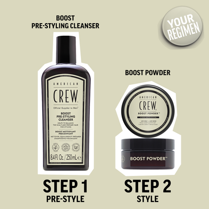 American Crew Boost Pre-styling Cleanser 250ml - MV hair and beauty