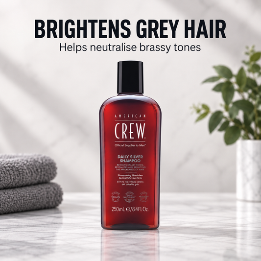 American Crew Daily Silver Shampoo 250ml — benefit image 1