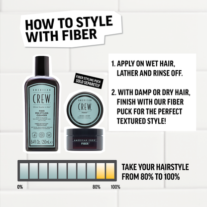 American Crew Fiber Pre-styling Cleanser 250ml - MV hair and beauty