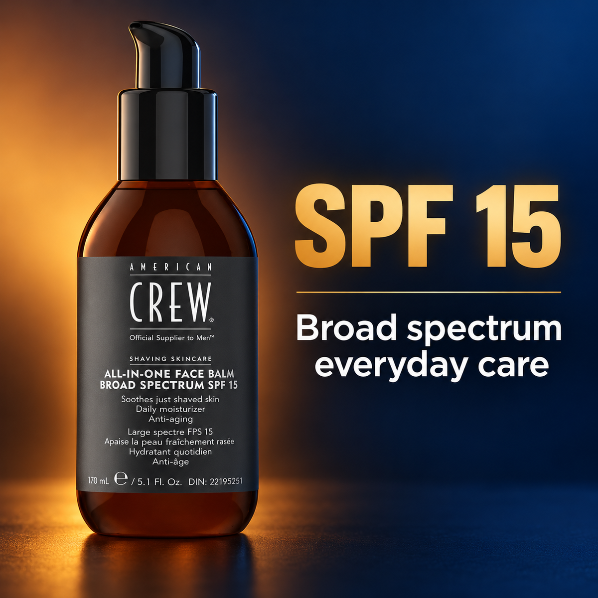 American Crew SSC Face Balm 170ml benefit 2
