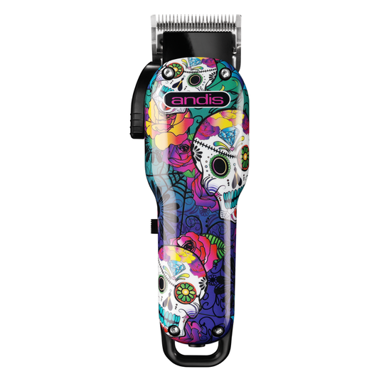 Andis Cordless US Pro Li Clipper Sugar Skull Design - MV hair and beauty
