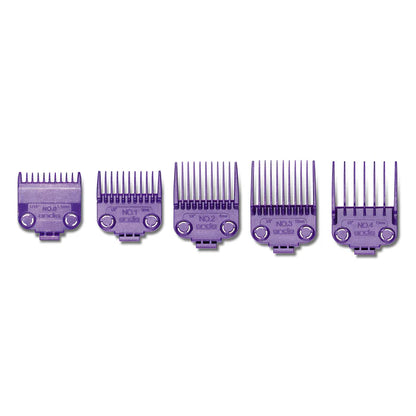 Andis Magnetic Attachment Comb Set 5pc (No.0, 1, 2, 3, 4) - MV hair and beauty