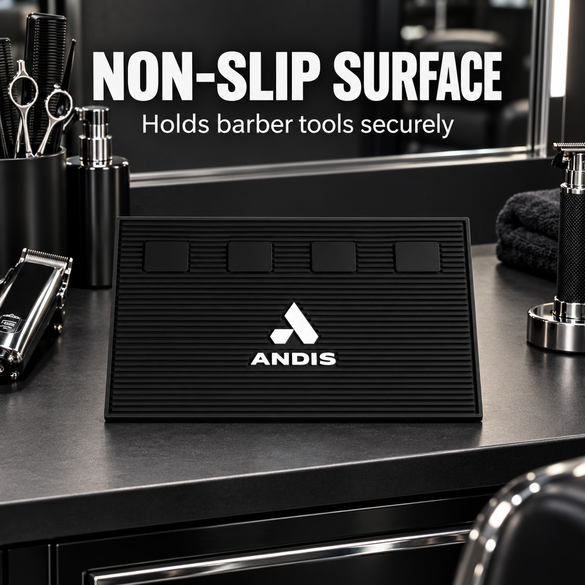 Andis Magnetic Barber Mat, view 3